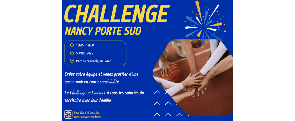 Inscrivez-vous pour le Challenge NPS du 5 avril