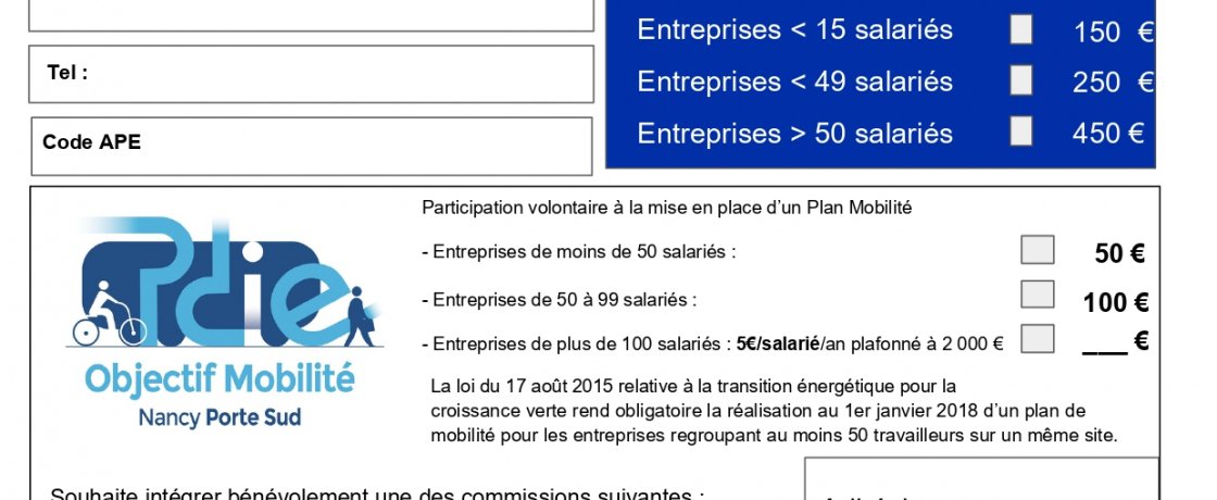 L’adhésion 2026 de Nancy Porte Sud est désormais disponible